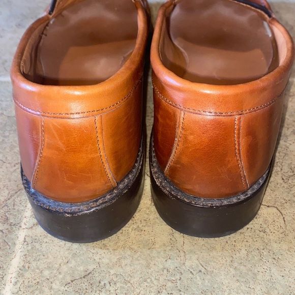 Allen Edmonds Cole Penny Loafers Brown Dress Shoes sz 10.5B main image 12